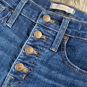👖 Madewell 9” High-Rise Skinny Jeans 25P